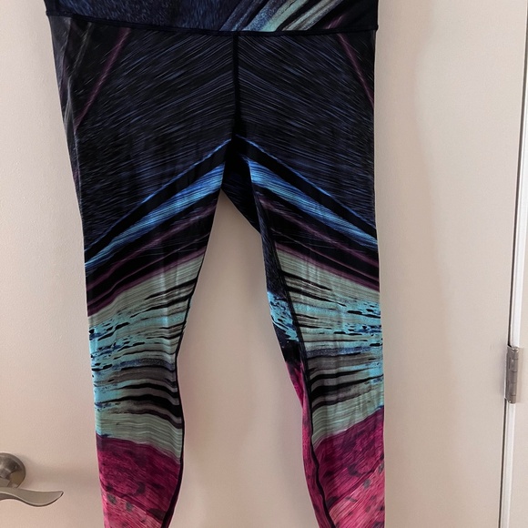 lululemon athletica Pants - Lululemon Multicolored Full-Length Leggings - Size 12